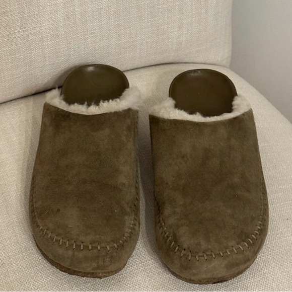 Jenni Kayne Shearling-Lined Moc Clog Size 38 EU/Size 8 US Made In Italy - Picture 4 of 9